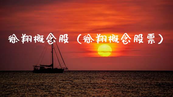 徐翔概念股（徐翔概念股票）