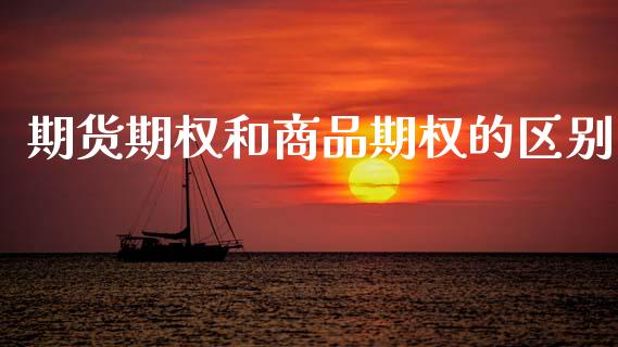 期货期权和商品期权的区别