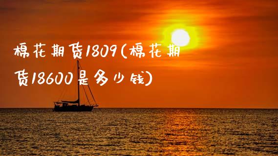 棉花期货1809(棉花期货18600是多少钱)