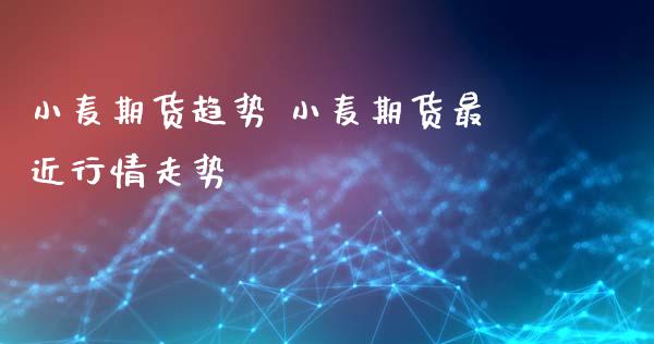 小麦期货趋势 小麦期货最近行情走势