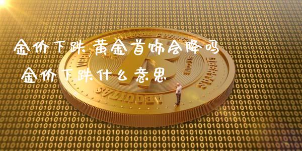 金价下跌,黄金首饰会降吗 金价下跌什么意思