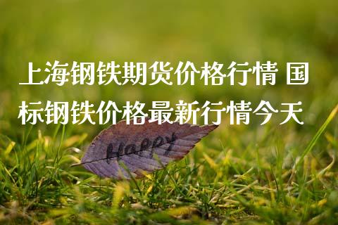 上海钢铁期货价格行情 国标钢铁价格最新行情今天