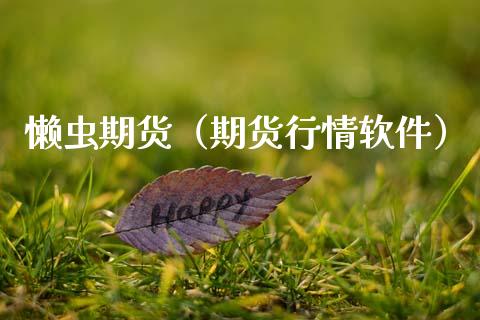 懒虫期货（期货行情软件）