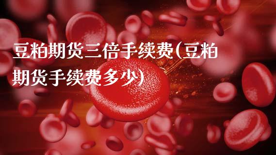 豆粕期货三倍手续费(豆粕期货手续费多少)