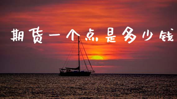 期货一个点是多少钱