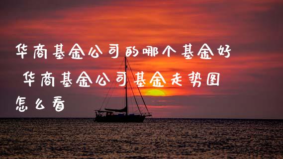华商基金公司的哪个基金好 华商基金公司基金走势图怎么看