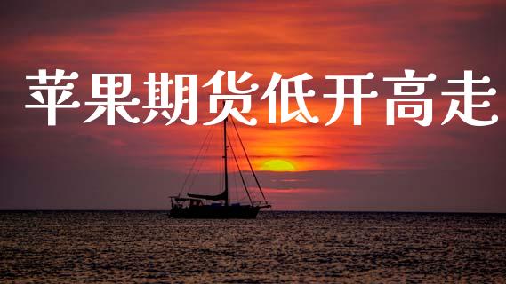 苹果期货低开高走