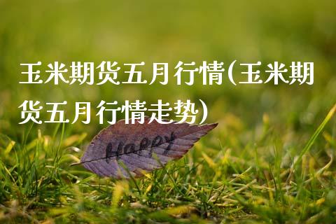 玉米期货五月行情(玉米期货五月行情走势)