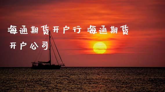 海通期货开户行 海通期货开户公司_https://www.dglong8.com_理财百科_第1张