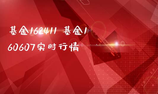 基金162411 基金160607实时行情