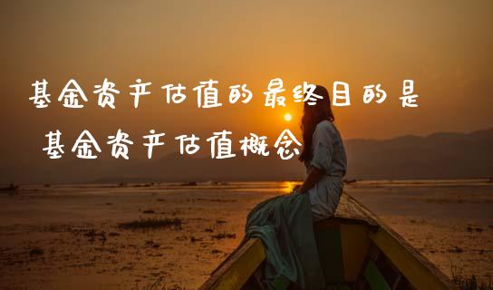 基金资产估值的最终目的是 基金资产估值概念_基金理财_第1张_宇龙理财网 基金资产估值的最终目的是 基金资产估值概念_https://www.dglong8.com_基金理财_第1张