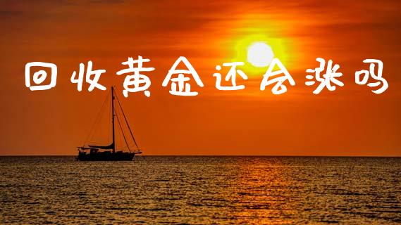 回收黄金还会涨吗