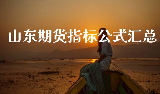 山东期货指标公式汇总