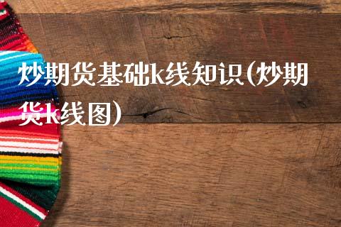 炒期货基础k线知识(炒期货k线图)