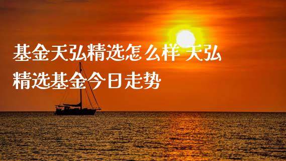 基金天弘精选怎么样 天弘精选基金今日走势_https://www.dglong8.com_基金理财_第1张