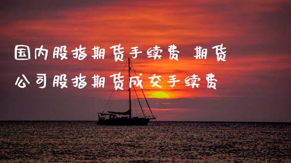 国内股指期货手续费 期货公司股指期货成交手续费_理财百科_第1张_宇龙理财网 国内股指期货手续费 期货公司股指期货成交手续费_https://www.dglong8.com_理财百科_第1张