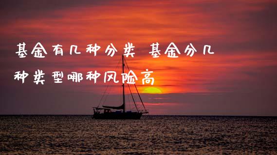 基金有几种分类 基金分几种类型哪种风险高