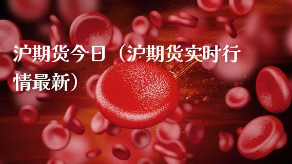 沪期货今日（沪期货实时行情最新）
