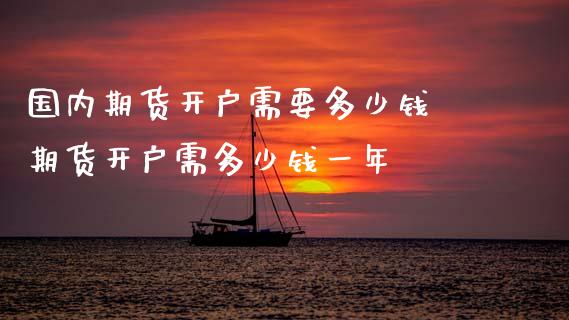 国内期货开户需要多少钱 期货开户需多少钱一年