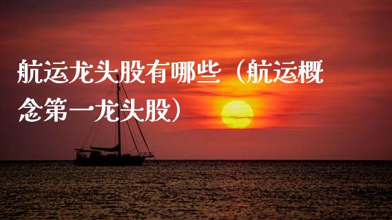 航运龙头股有哪些（航运概念第一龙头股）