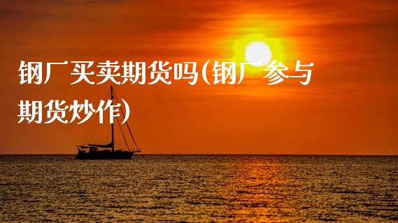 钢厂买卖期货吗(钢厂参与期货炒作)