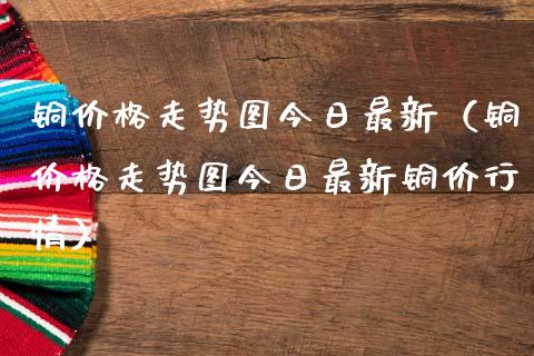 铜价格走势图今日最新（铜价格走势图今日最新铜价行情）