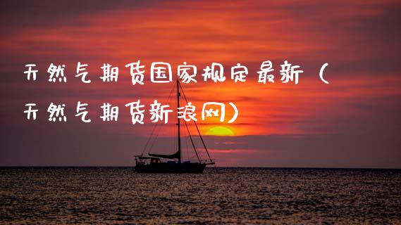 天然气期货国家规定最新（天然气期货新浪网）