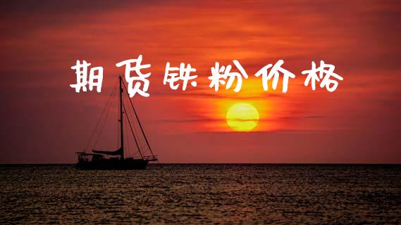 期货铁粉价格