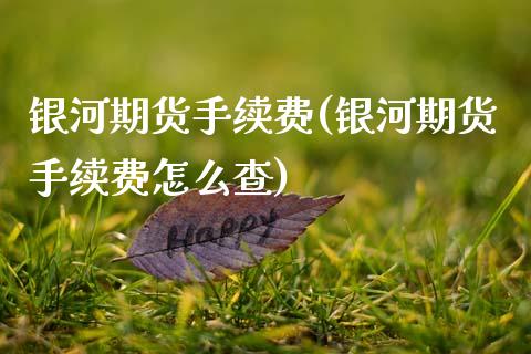 期货手续费(期货手续费怎么查)