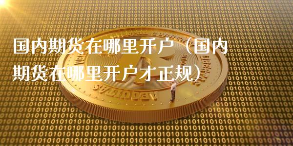 国内期货在哪里开户（国内期货在哪里开户才正规）