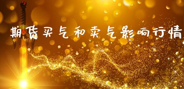 期货买气和卖气影响行情