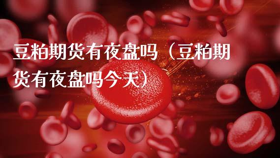 豆粕期货有夜盘吗（豆粕期货有夜盘吗今天）