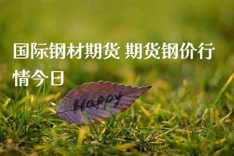 国际钢材期货 期货钢价行情今日