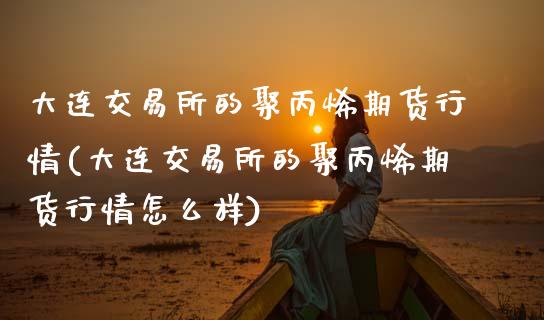 大连交易所的聚丙烯期货行情(大连交易所的聚丙烯期货行情怎么样)