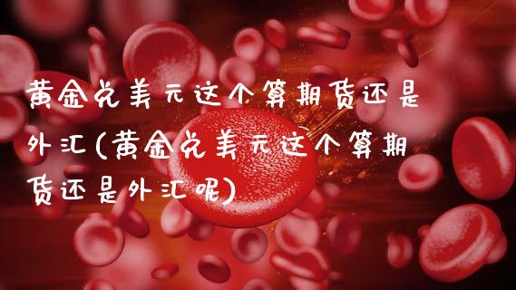 黄金兑美元这个算期货还是外汇(黄金兑美元这个算期货还是外汇呢)