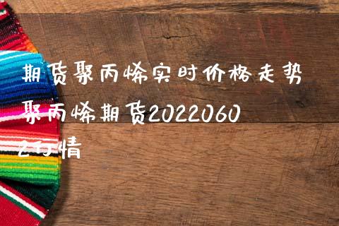 期货聚丙烯实时价格走势 聚丙烯期货20220602行情