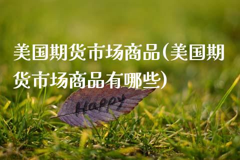 美国期货市场商品(美国期货市场商品有哪些)