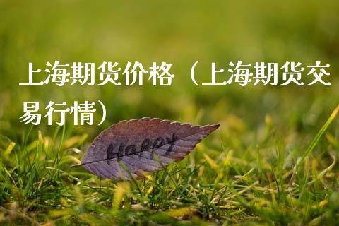 上海期货价格（上海期货交易行情）_https://www.dglong8.com_保险理财_第1张