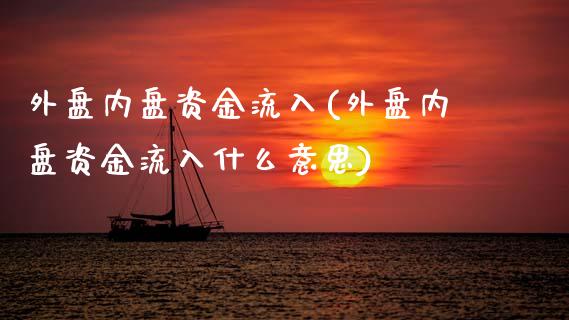 外盘内盘资金流入(外盘内盘资金流入什么意思)