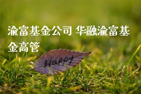 渝富基金公司 华融渝富基金高管