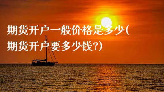 期货开户一般价格是多少(期货开户要多少钱?)