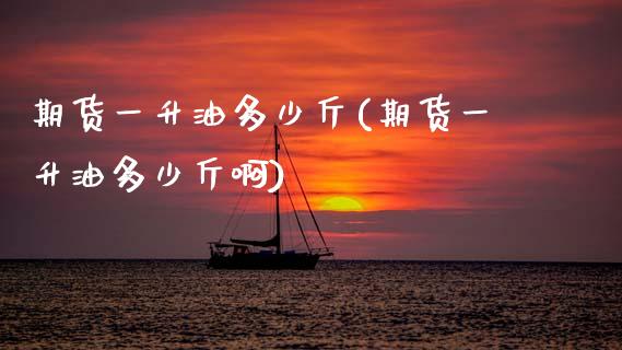 期货一升油多少斤(期货一升油多少斤啊)