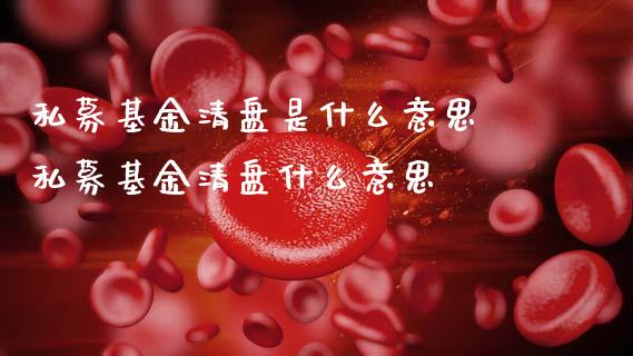 私募基金清盘是什么意思 私募基金清盘什么意思_基金理财_第1张_宇龙理财网 私募基金清盘是什么意思 私募基金清盘什么意思_https://www.dglong8.com_基金理财_第1张
