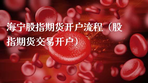 海宁股指期货开户流程（股指期货交易开户）