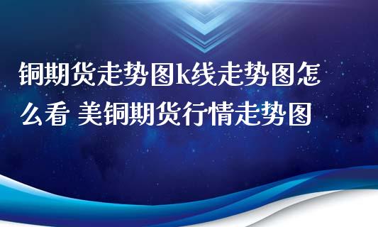 铜期货走势图k线走势图怎么看 美铜期货行情走势图