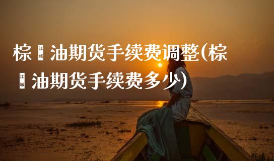 棕榈油期货手续费调整(棕榈油期货手续费多少)