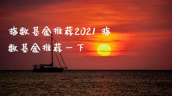 指数基金推荐2021 指数基金推荐一下