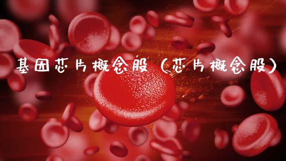 基因芯片概念股（芯片概念股）