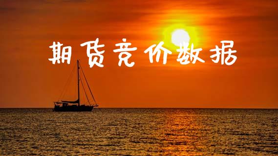 期货竞价数据