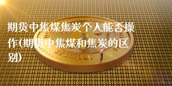 期货中焦煤焦炭个人能否操作(期货中焦煤和焦炭的区别)